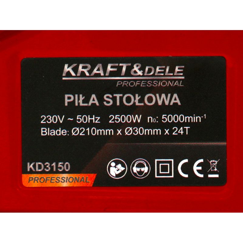 Pilarka stołowa tarczowa 2500W KD3150
