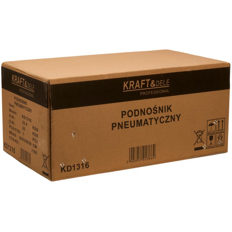 Podnośnik hydrauliczno-pneumatyczny 22T KD1316