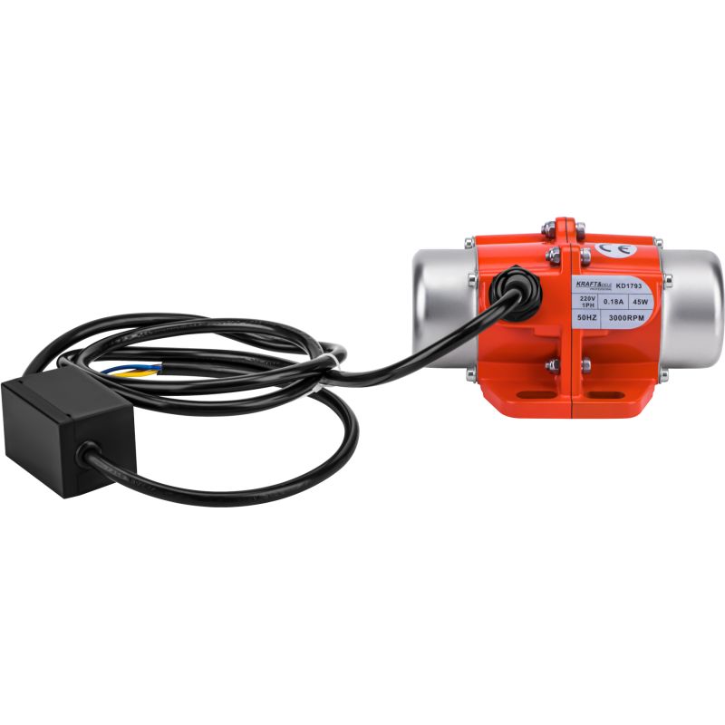 Silnik wibracyjny 1 fazowy 45W 3000 obrotów KD1793