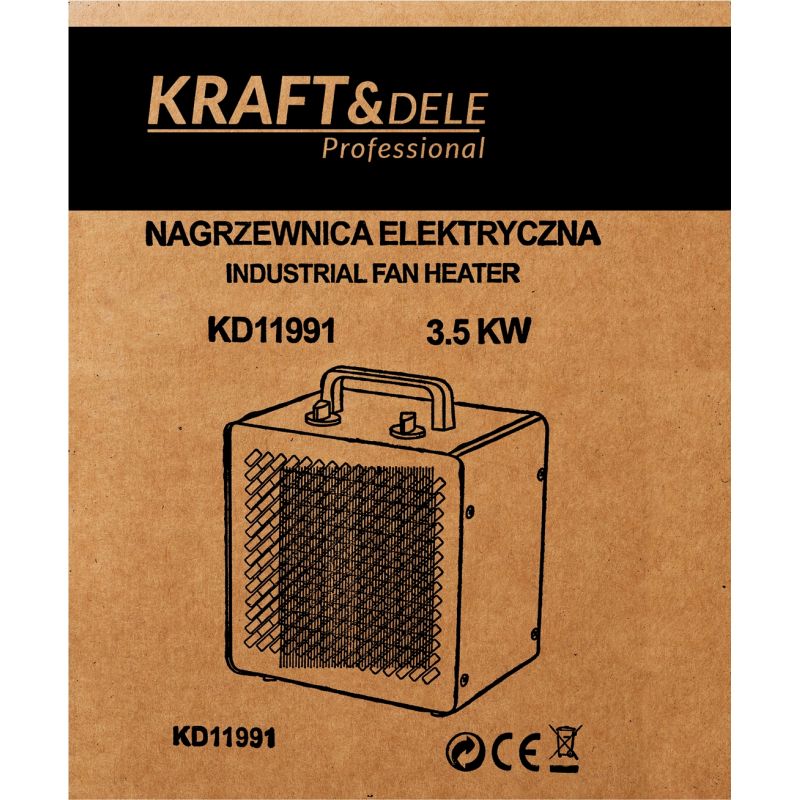 Elektrický ohrievač 3500 W, model KD11991