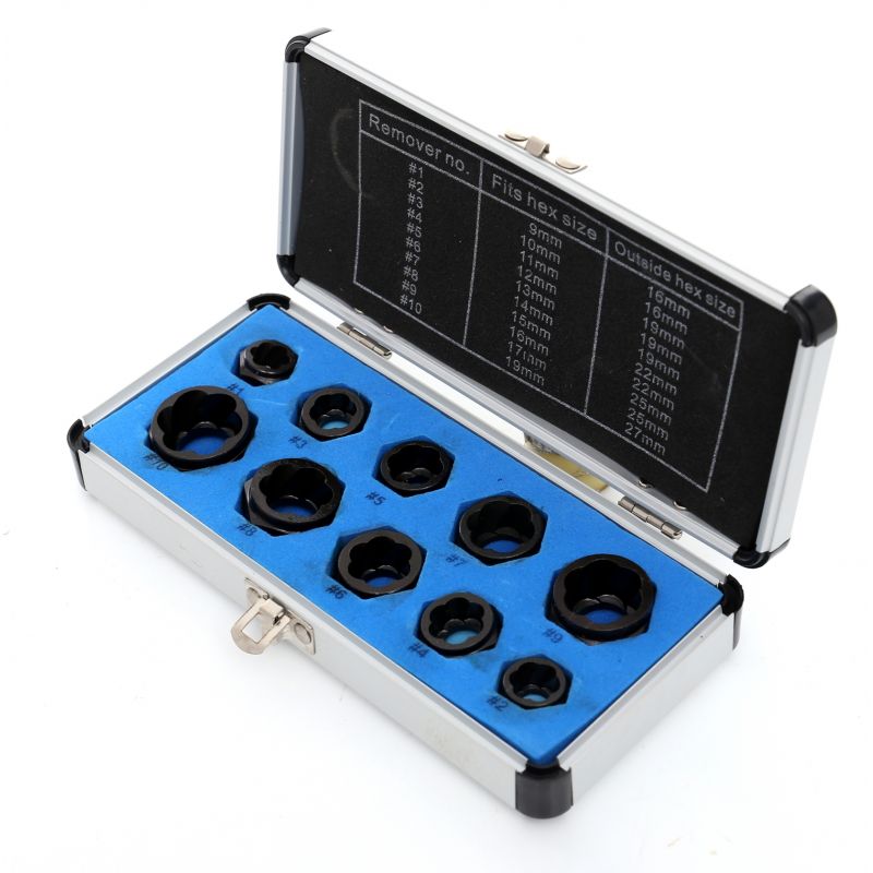 Wykrętaki do zerwanych śrub 10 szt. KD10269