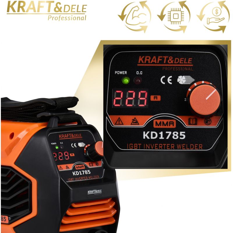 Spawarka inwertorowa 330A MMA TIG LIFT VRD KD1785