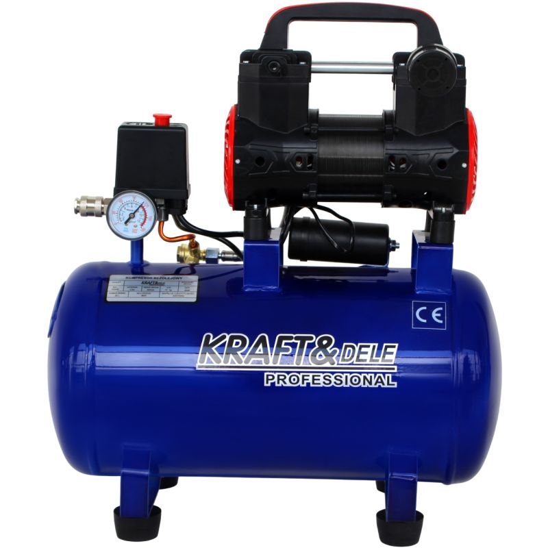 Kompresor bezolejowy niebieski 30L 230V 1500W KD4091