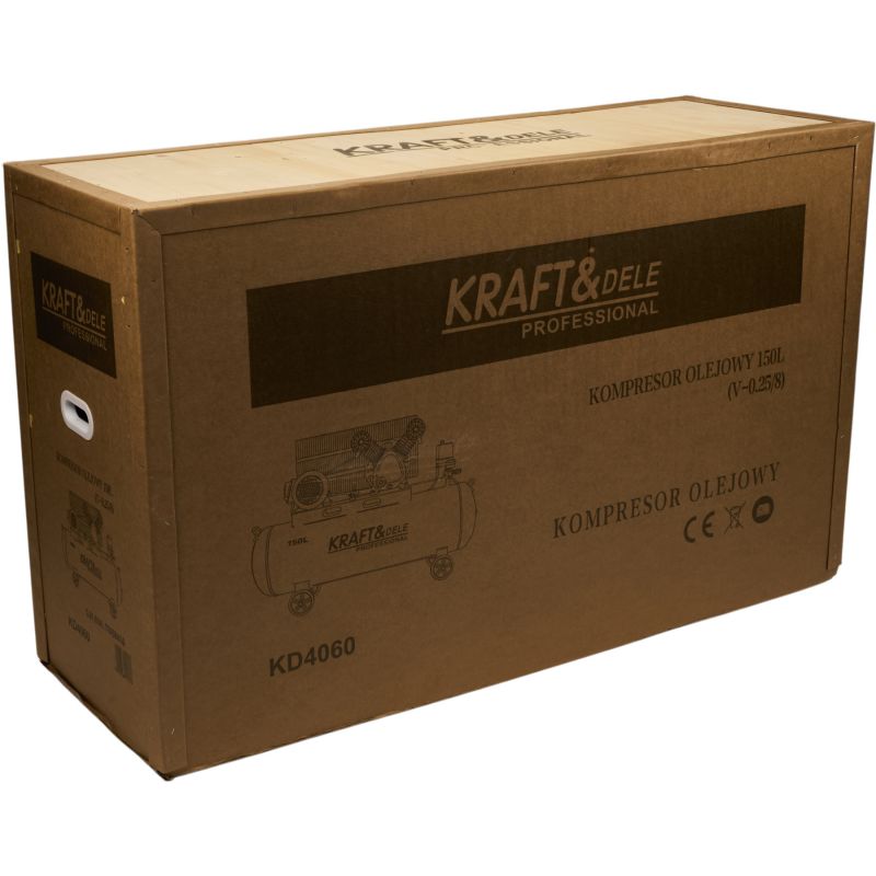 Olejový kompresor 150L 2 valce KD4060