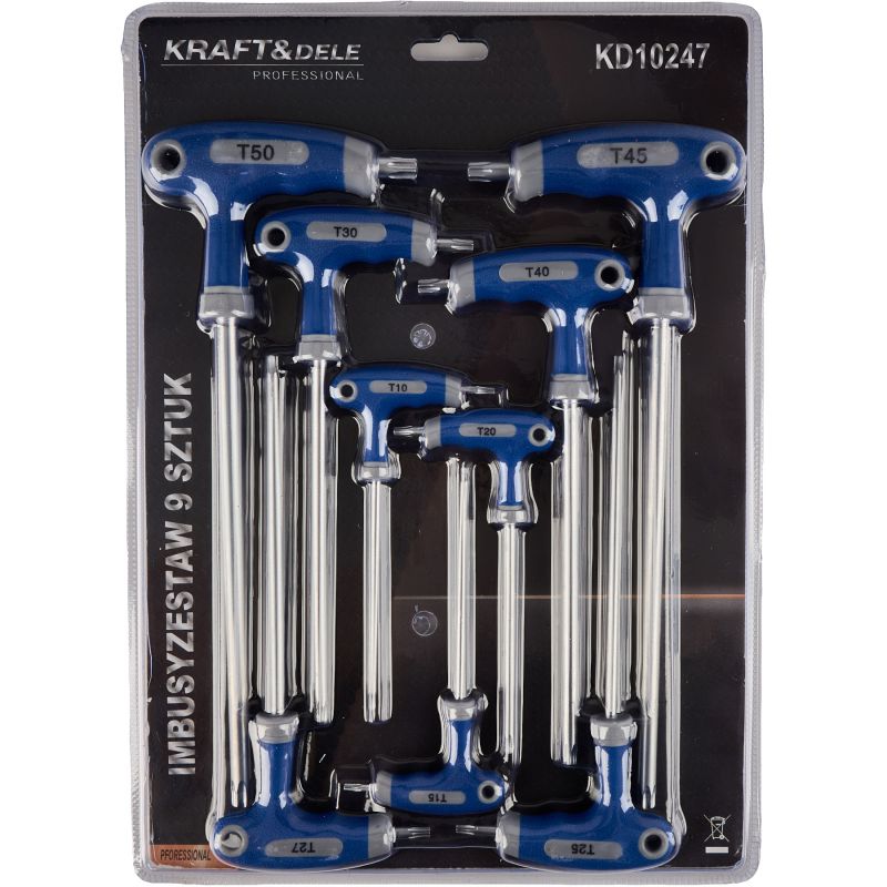 Zestaw 9 kluczy torx KD10247