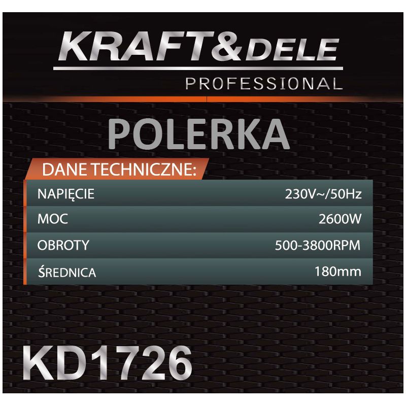 Polerka elektryczna 2600W KD1726