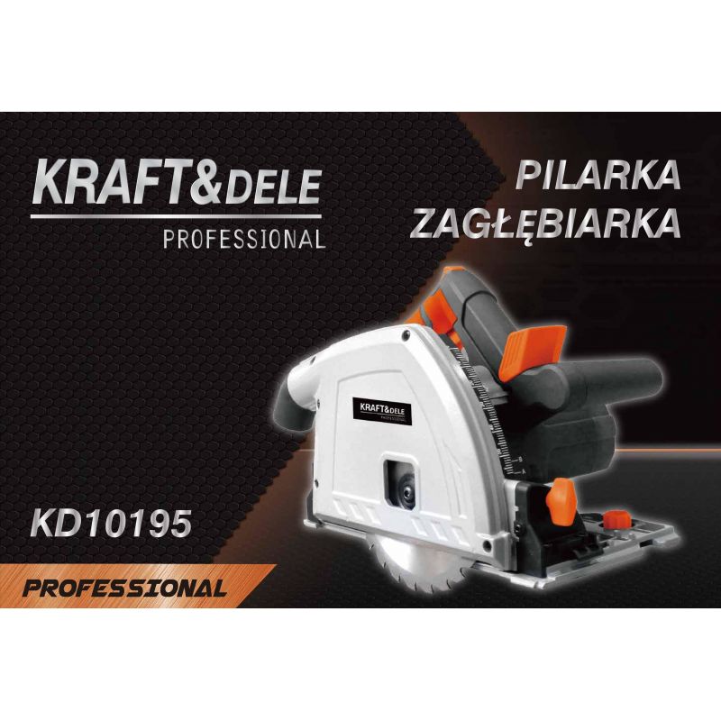 Pilarka zagłębiarka piła tarczowa 1400W KD10195