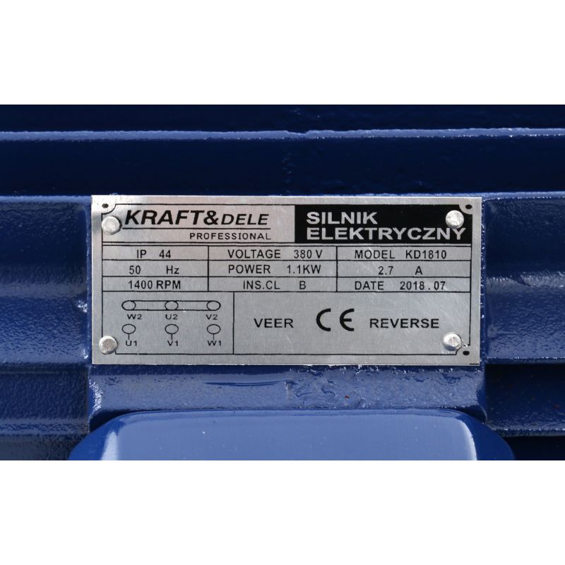 Silnik elektryczny 1,1KW 380V 1400rpm KD1810