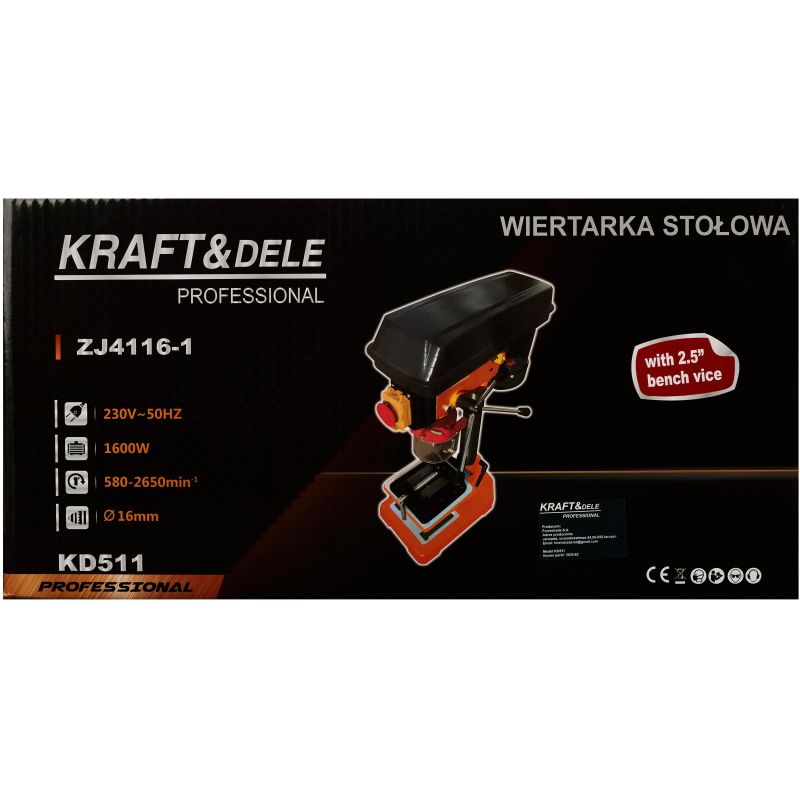 Wiertarka stołowa 1600W KD511