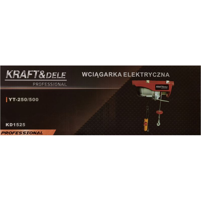 Wyciągarka Elektryczna Linowa 500kg KD1525