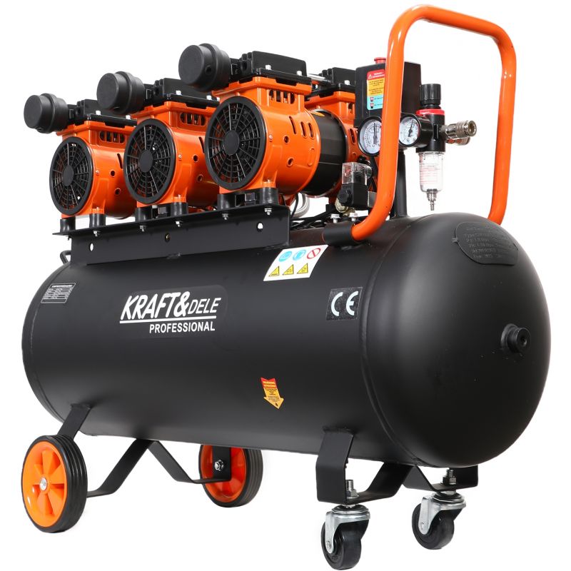 Kompresor bezolejowy 100L / 3 x 1500W KD1394