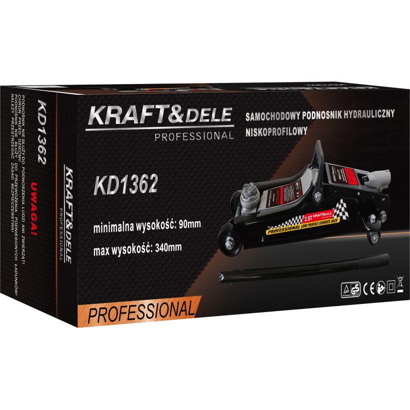Podnośnik niskoprofilowy 2,5T KD1362