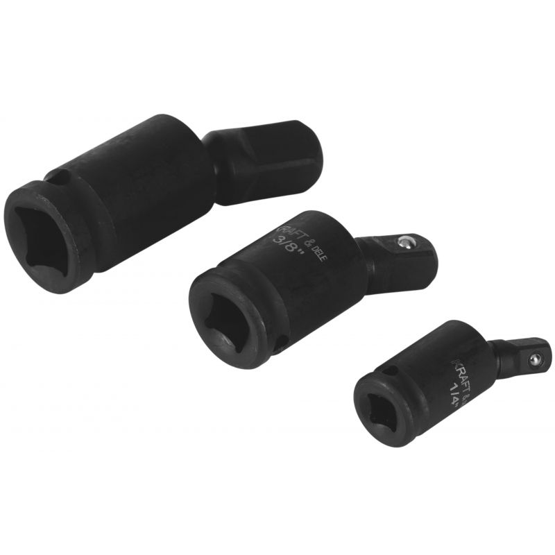 Przeguby kulowe udarowe zestaw 1/2" 1/4" 3/8" KD10530