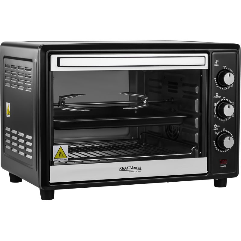 Elektrický sporák 45L 2000W funkcia ražňa+príslušenstvo KD4134