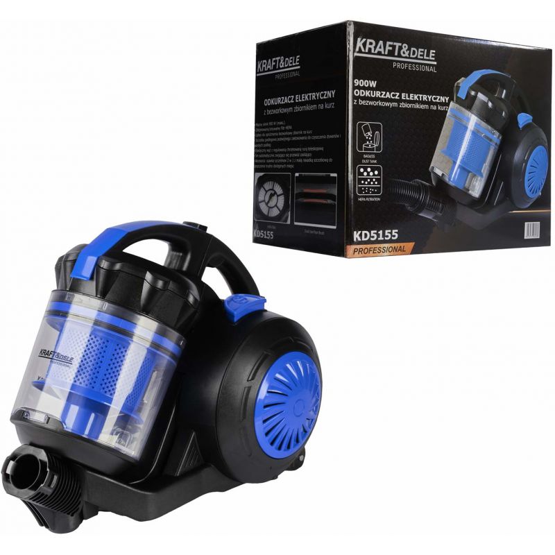 Odkurzacz elektryczny - bezworkowy 900W KD5155