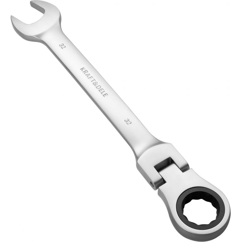 Klucze płasko-oczkowe z grzechotką łamane 6-32 22el. KD11053