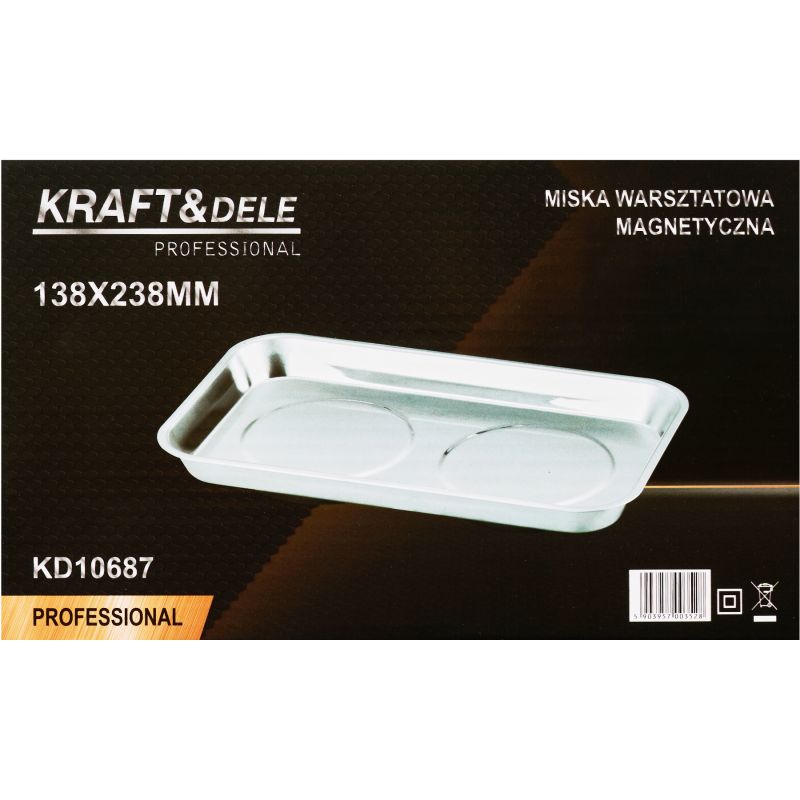 Miska warsztatowa magnetyczna 138x238mm KD10687