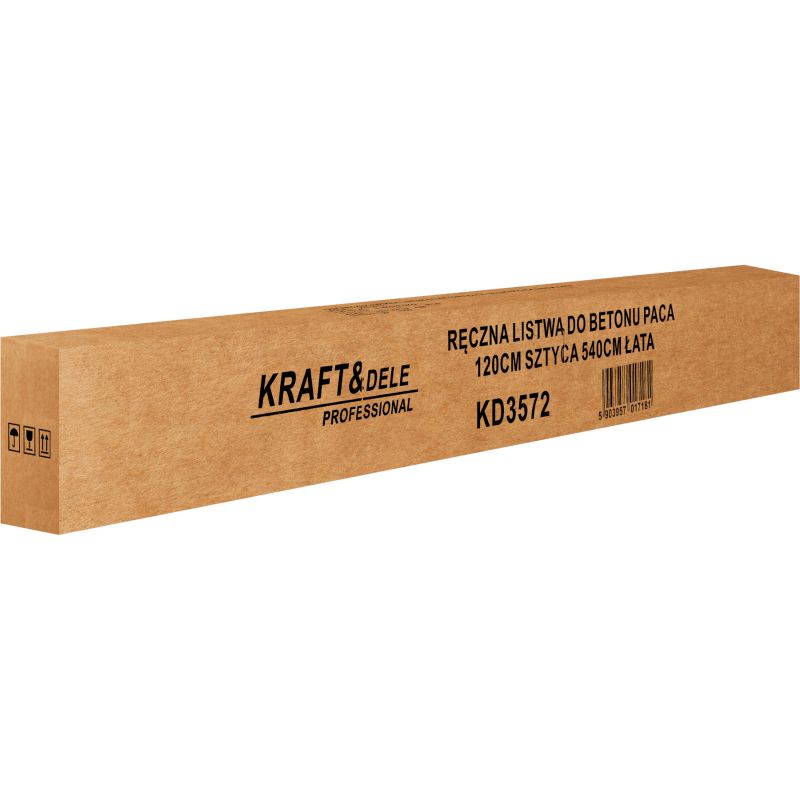 Ręczna listwa do betonu sztyca 5,4M listwa 120CM KD3572