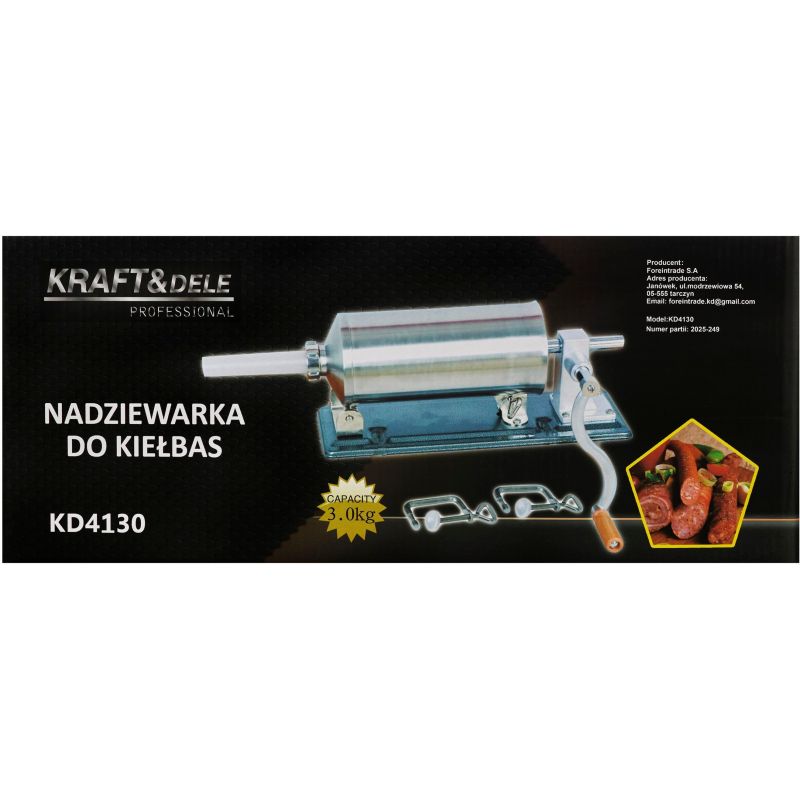 Plnička klobás 3 kg KD4130