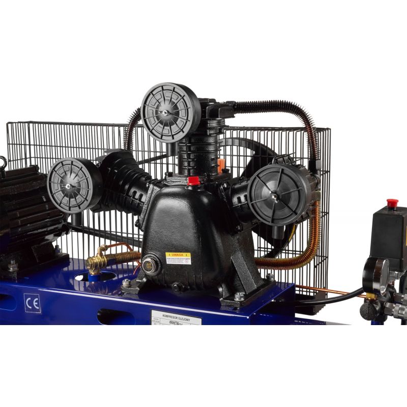 Kompresor olejowy 200L 4100W 650L/min KD4059
