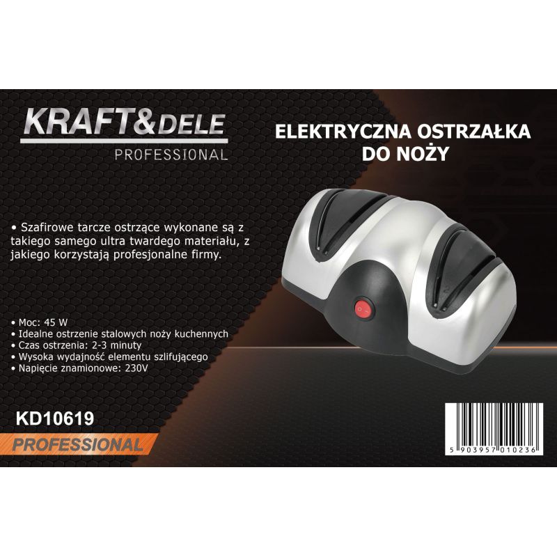 Ostrzałka do noży 45W KD10619