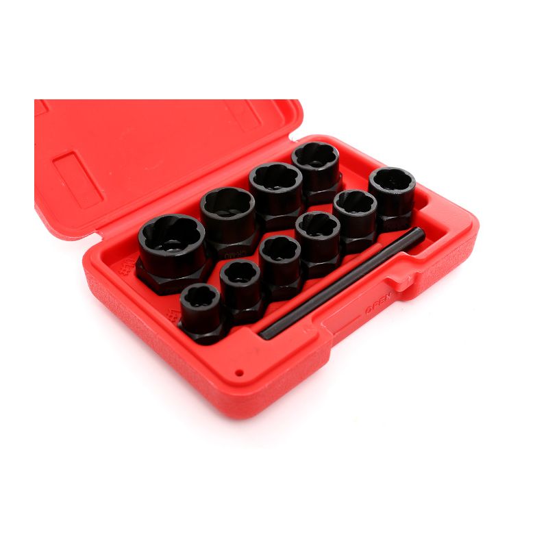 Wykrętaki do zerwanych śrub WYSOKI PROFIL 10 szt. KD10270