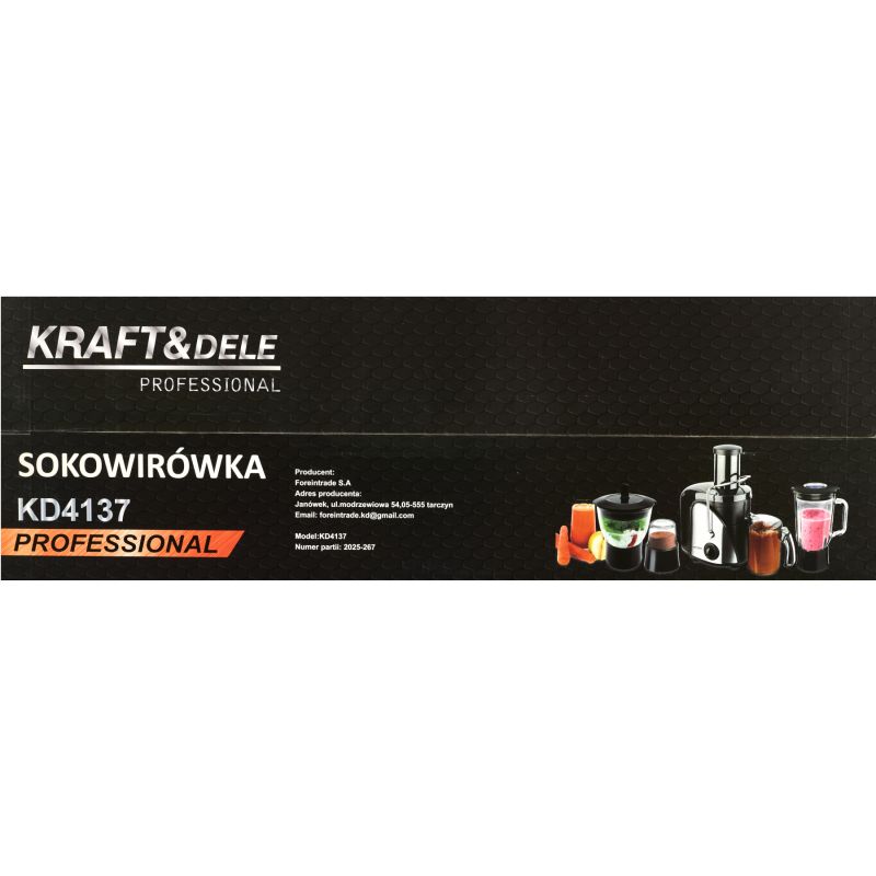 Odšťavovač 1500W + príslušenstvo KD4137