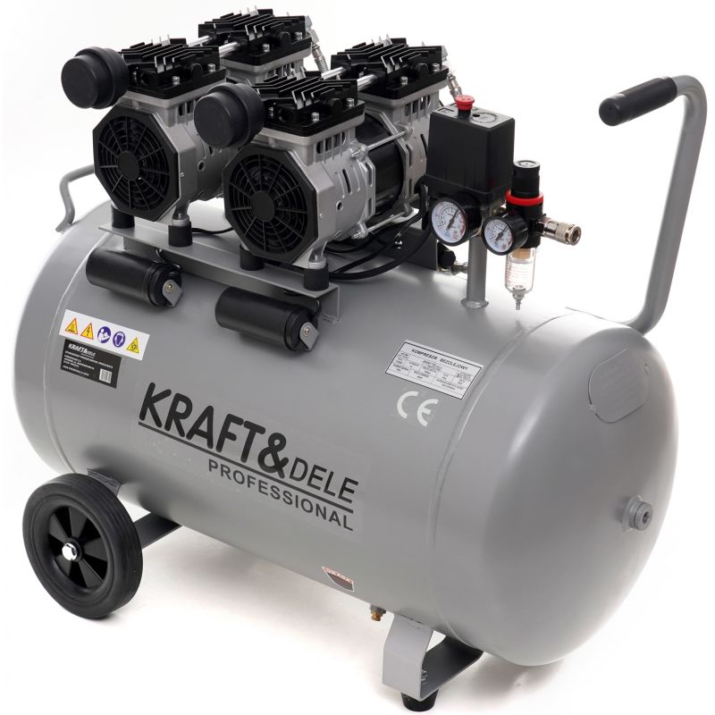 Kompresor bezolejowy 100L / 2 x 1500W KD1398