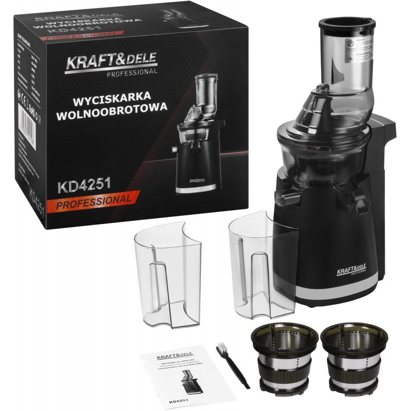 Wyciskarka wolnoobrotowa do soków 650W KD4251