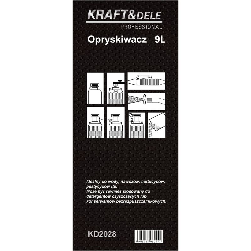 Opryskiwacz akumulatorowy 9L KD2028