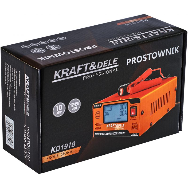 Prostownik mikroprocesorowy 10AMP 12/24V