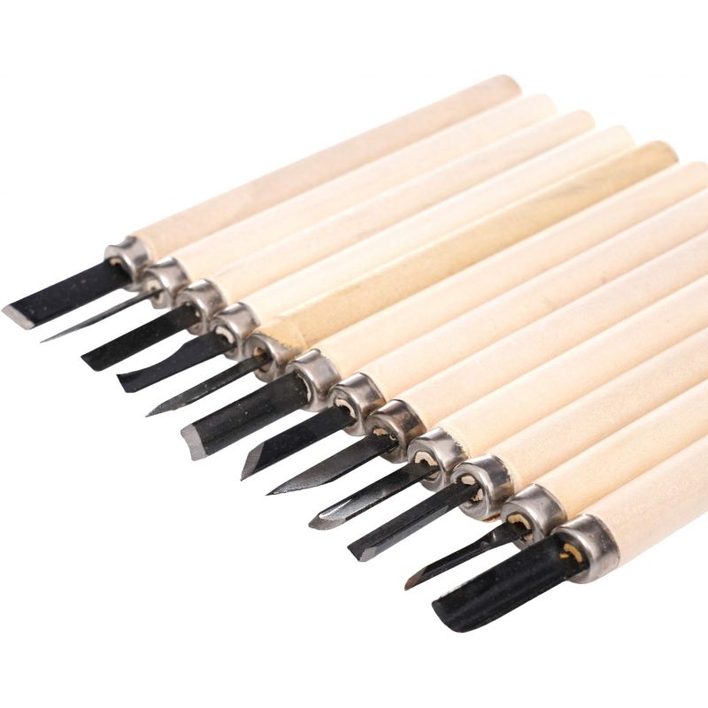 Sada 12 rezbárskych dlát. KD11774