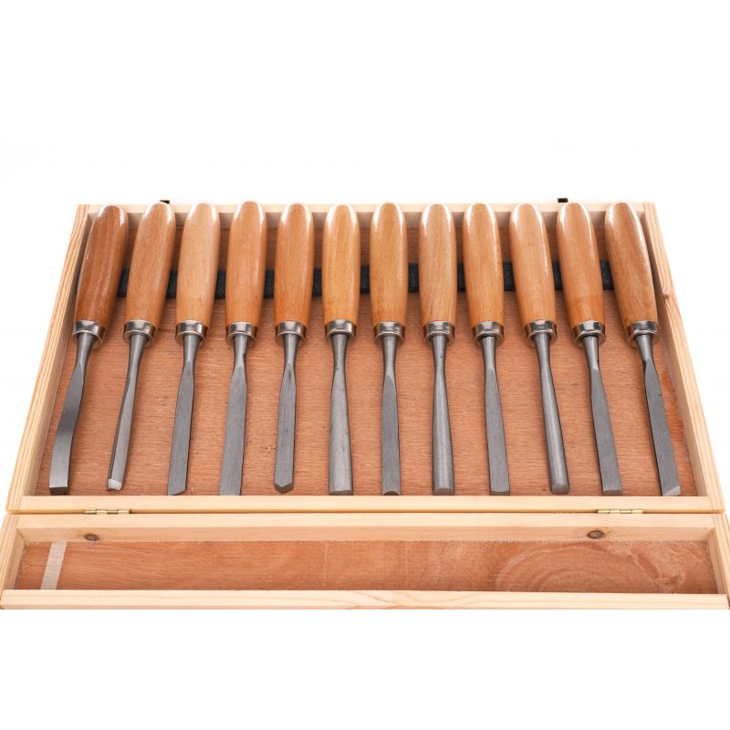 Sada 12 rezbárskych dlát. KD11775