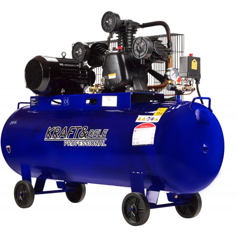 Kompresor olejowy 200L 4100W 650L/min KD4059