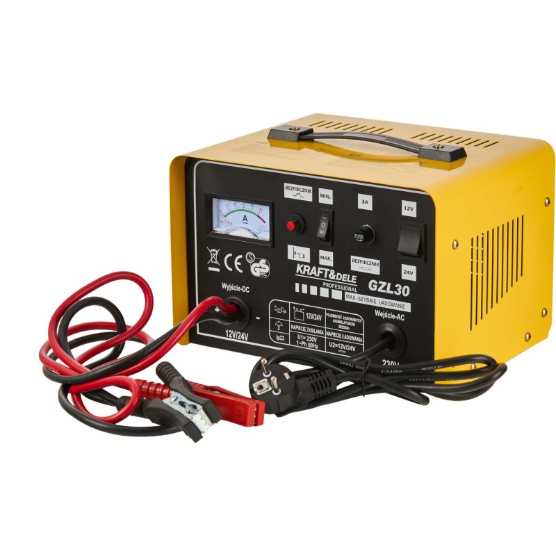 Prostownik samochodowy 30A 90-250Ah KD1923