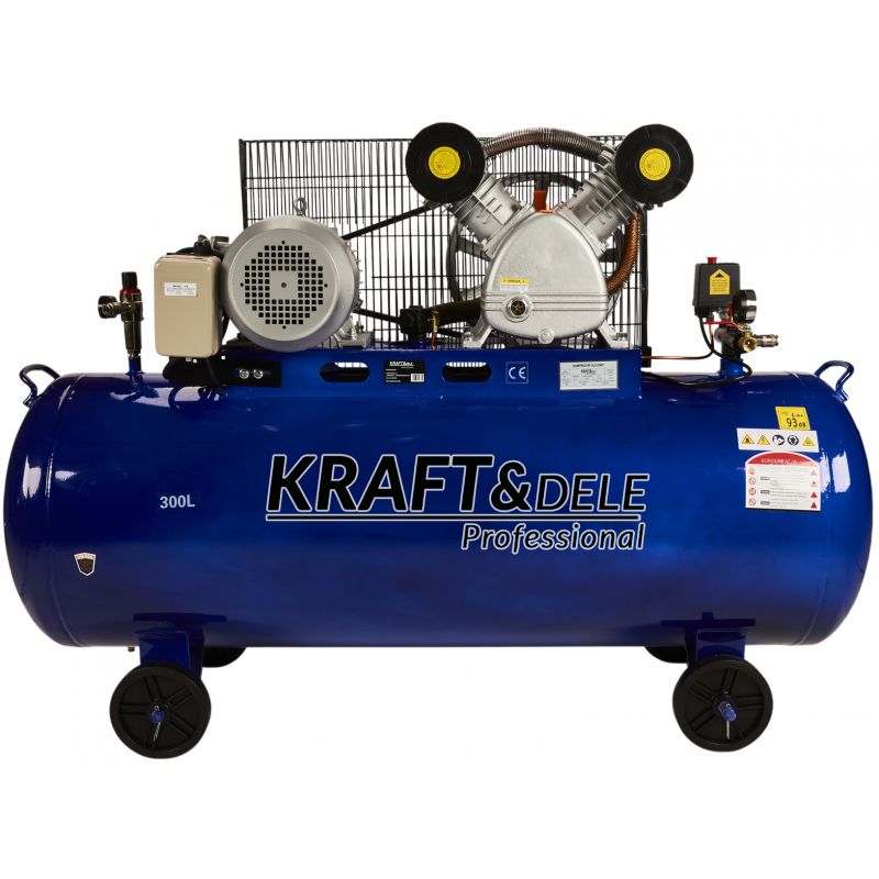 Olejový kompresor 300L, 2 valce, KD4061