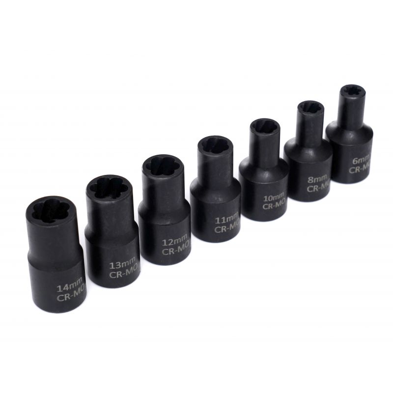 Zestaw nasadek do obrabianych śrub 1/2" - 15 el. KD11793