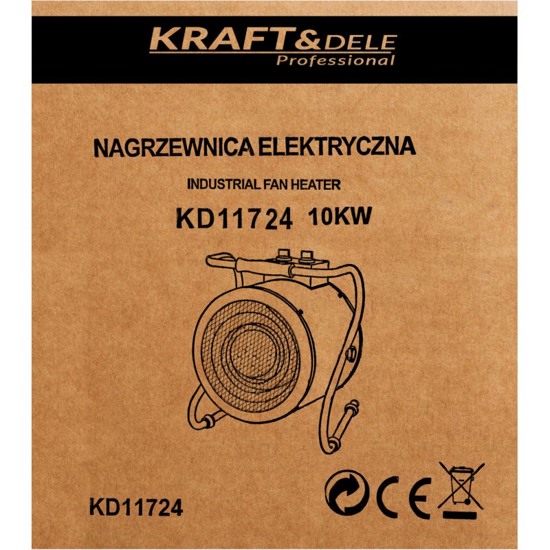 Nagrzewnica elektryczna farelka 10kW KD11724