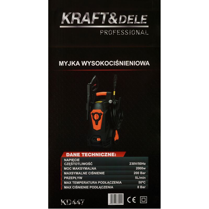 Myjka ciśnieniowa 2000W 200Bar KD447