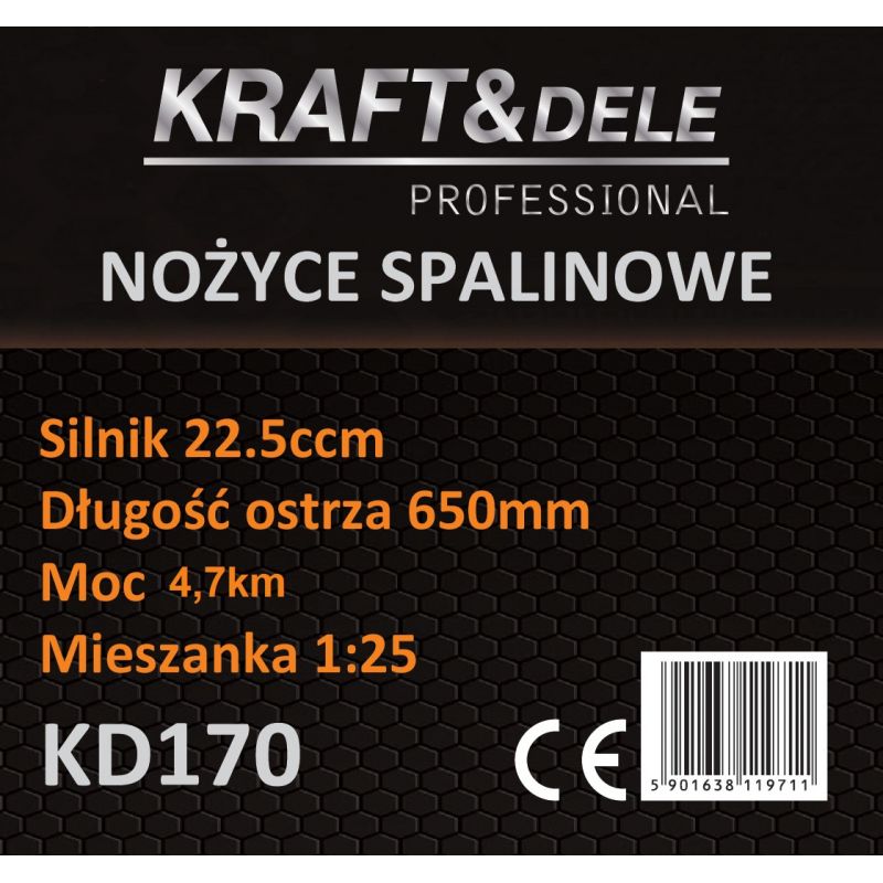 Spalinowe nożyce do żywopłotu 65cm KD170