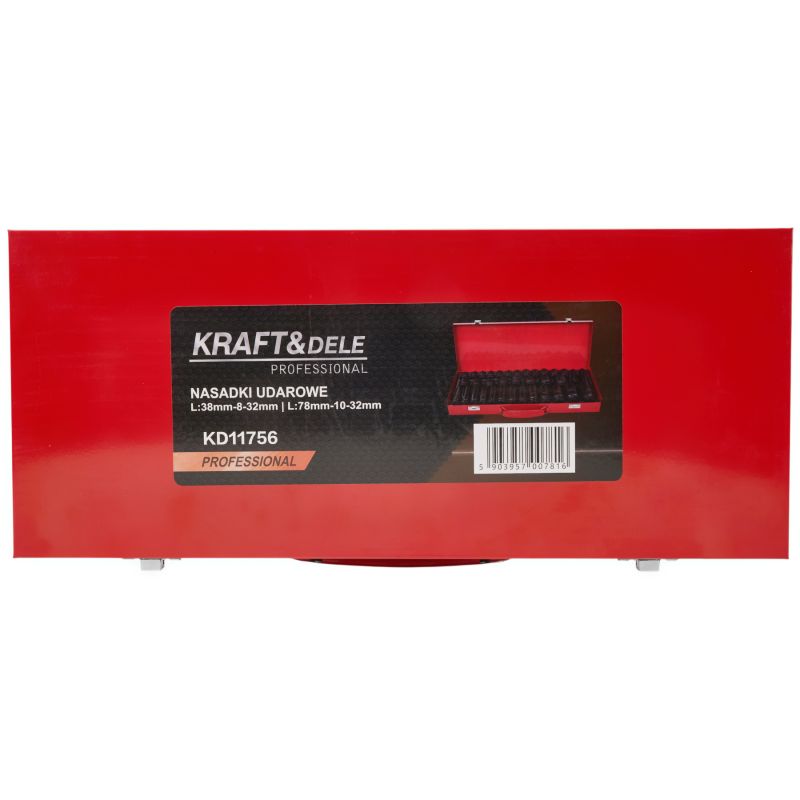 Zestaw nasadek udarowych 35el. 8-32mm KD11756