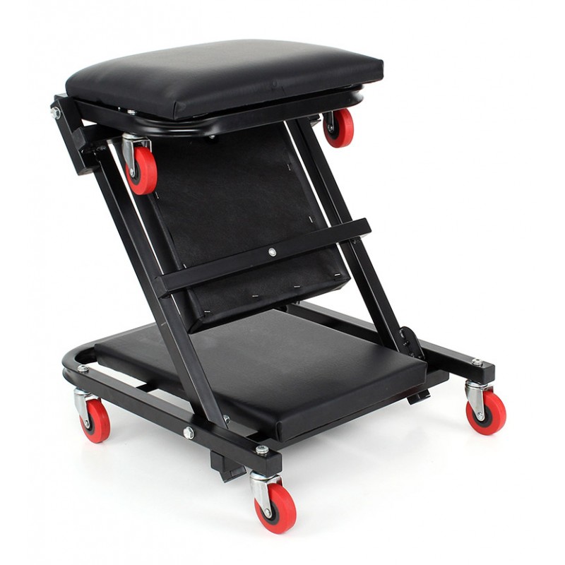 Leżak warsztatowy, siedzisko KD378 składane Leżanka