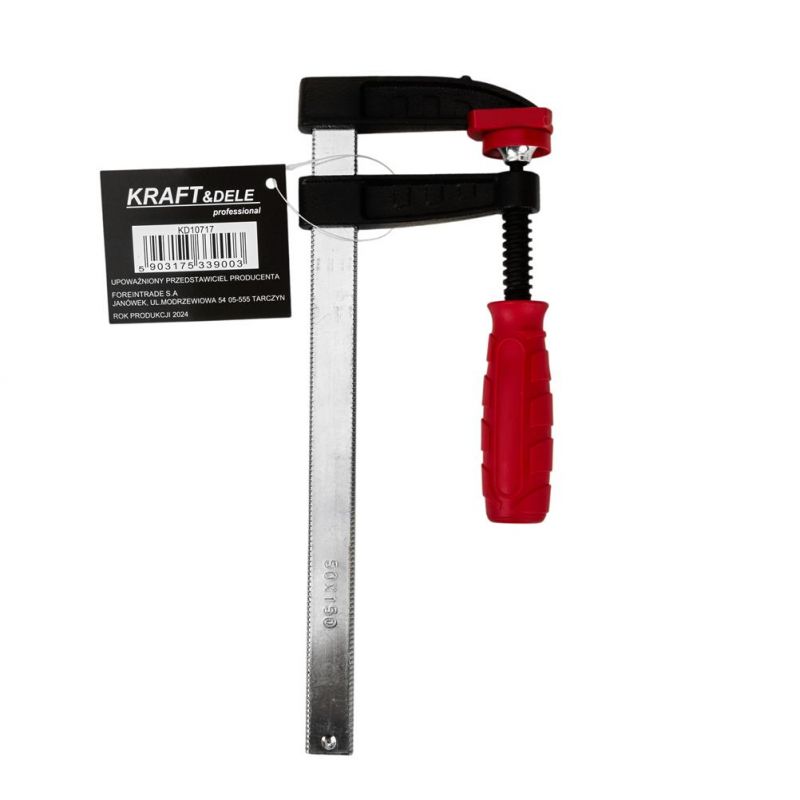 Ścisk stolarski typ F 300kg - 150 x 50 mm KD10717