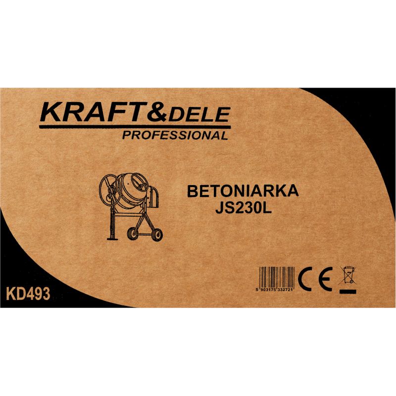 Betoniarka 230L 1350W KD493
