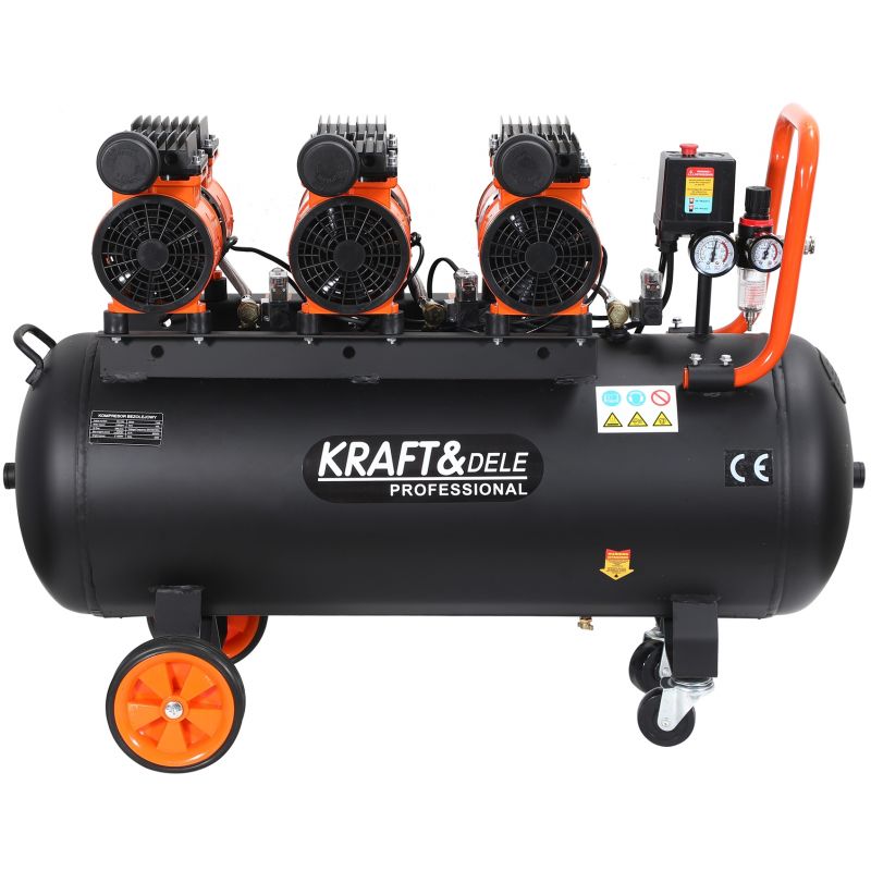 Kompresor bezolejowy 100L / 3 x 1500W KD1394
