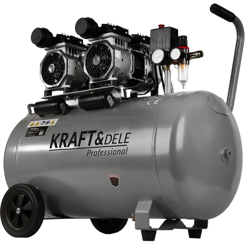 Kompresor bezolejowy 100L / 2 x 1500W KD1398