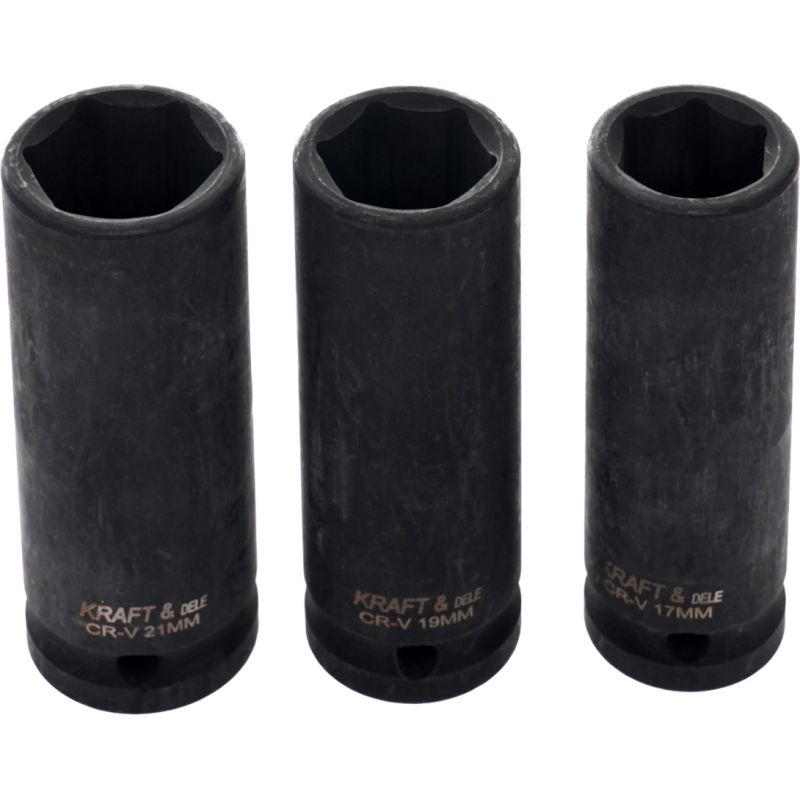 Nasadki udarowe 3el. 1/2" L:78 KD11750
