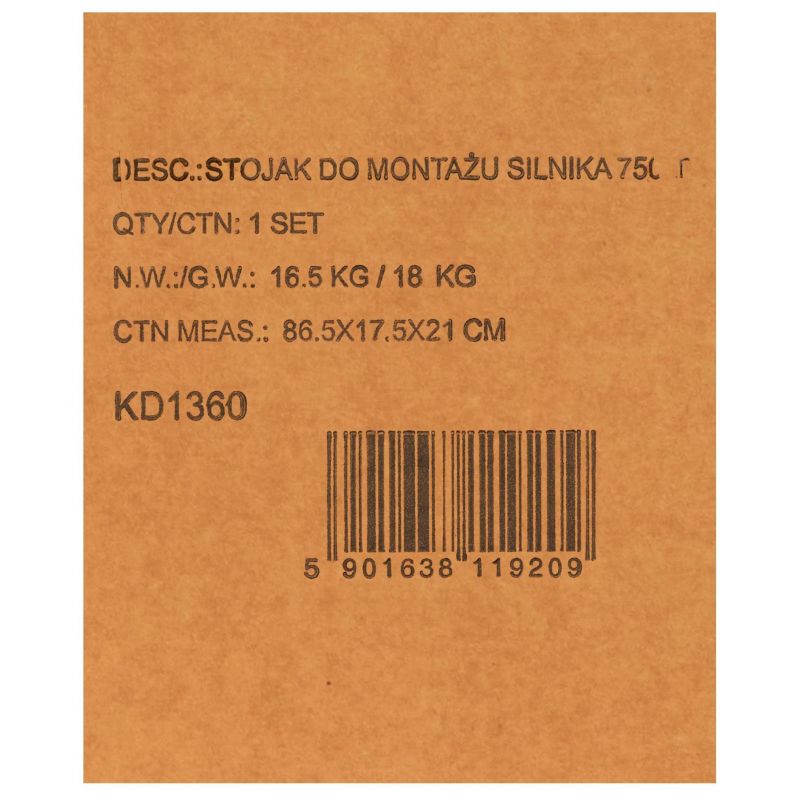 Stojak do silnika i skrzyni biegów 400kg KD1360