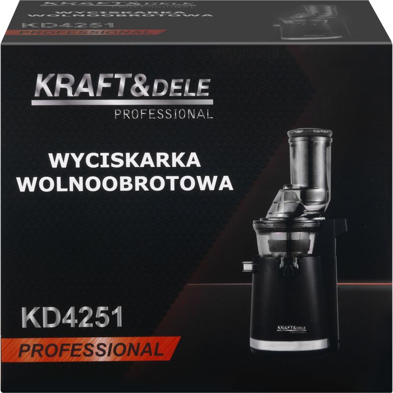 Wyciskarka wolnoobrotowa do soków 650W KD4251