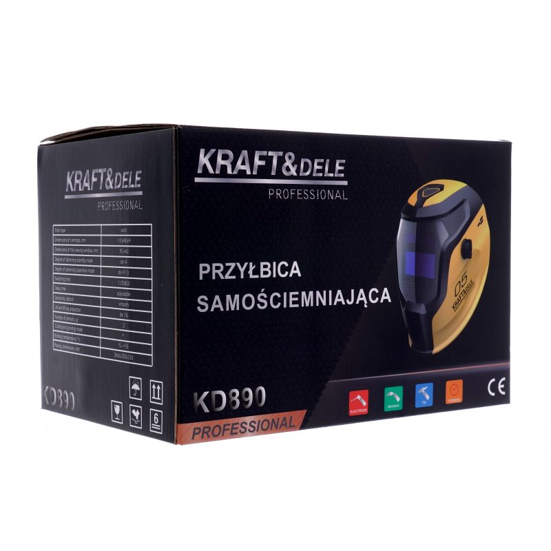 Przyłbica spawalnicza maska samościemniająca KD890